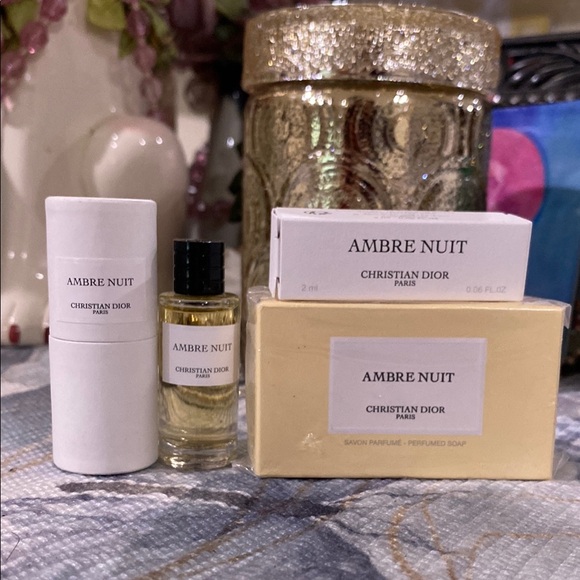 Dior Ambre Nuit Eau de Parfum & Bar Soap Miniature Set - Picture 1 of 10